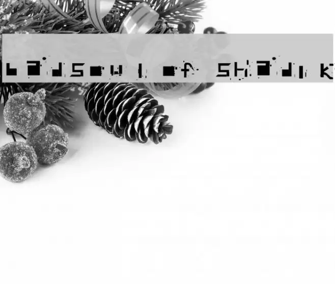 badsoul of shadik Font examples