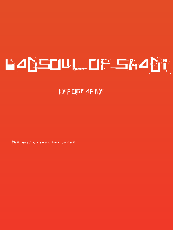 badsoul of shadik Poster