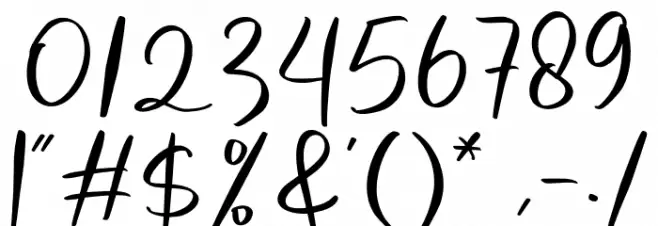 bagelad Font OTHER CHARS