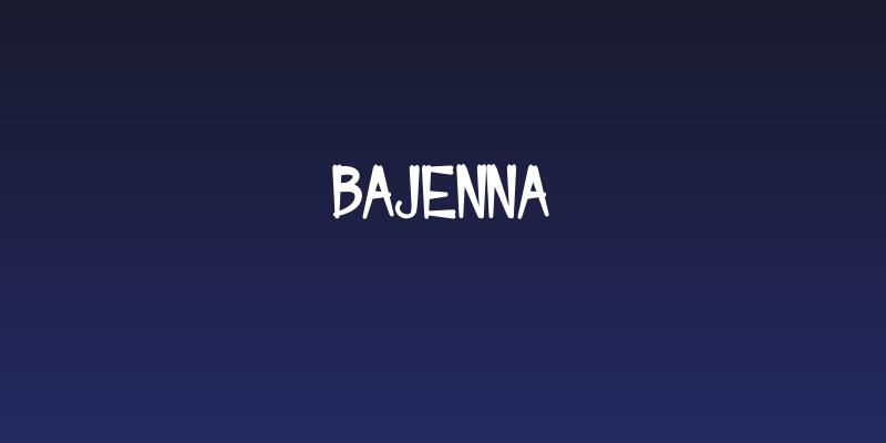 bajenna Social Header