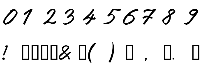 bakija marta Font OTHER CHARS