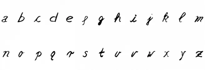 bakija marta Caratteri MINUSCOLO