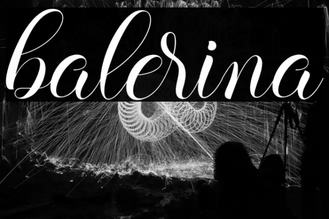 balerina Font examples