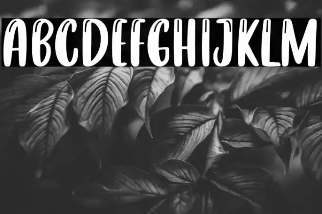 balloons Font examples