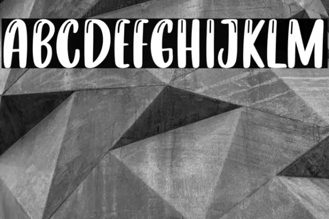 balloons Font examples