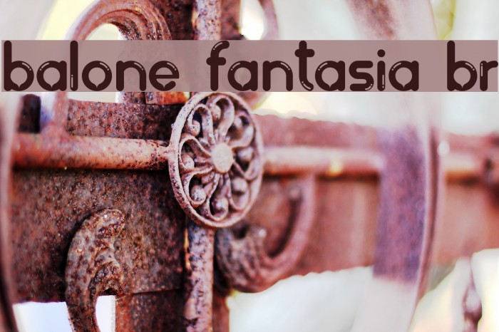 balonez fantasia br Font examples