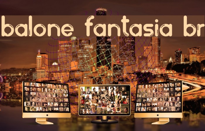 balonez fantasia br Font examples