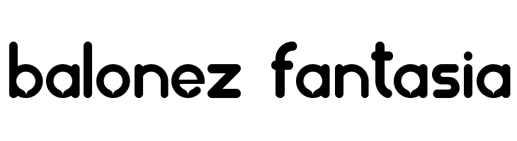 balonez fantasia Font