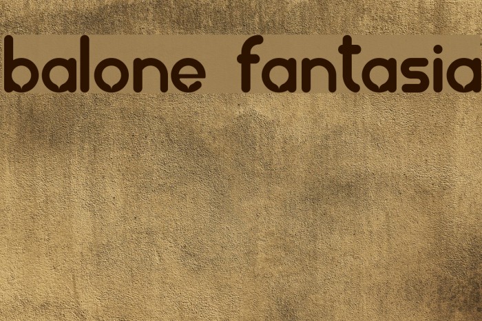 balonez fantasia Font examples