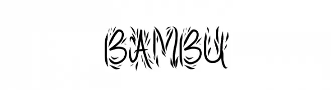 bambu  Free Fonts Download