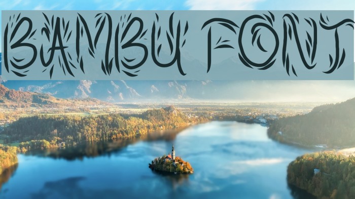bambu Font examples