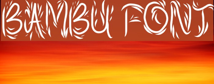 bambu Font examples