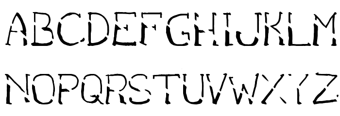bantum caps Font LOWERCASE