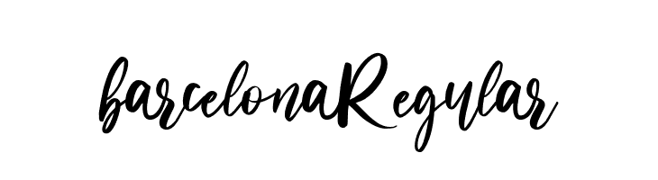 barcelona  Regular  font caratteri gratis