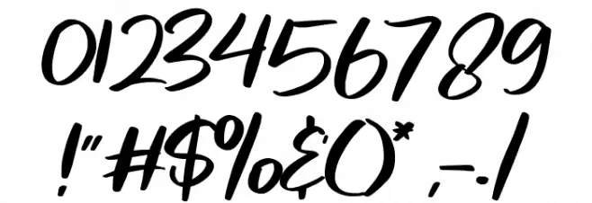 barcelona Regular Font OTHER CHARS