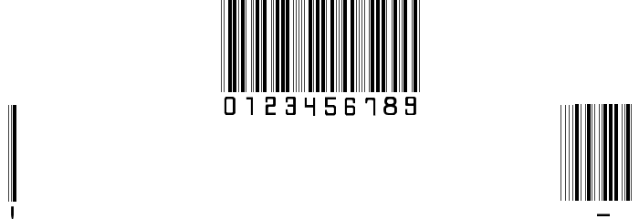 barcode font Font OTHER CHARS