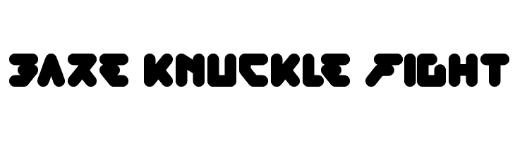 bare knuckle fight  Free Fonts Download
