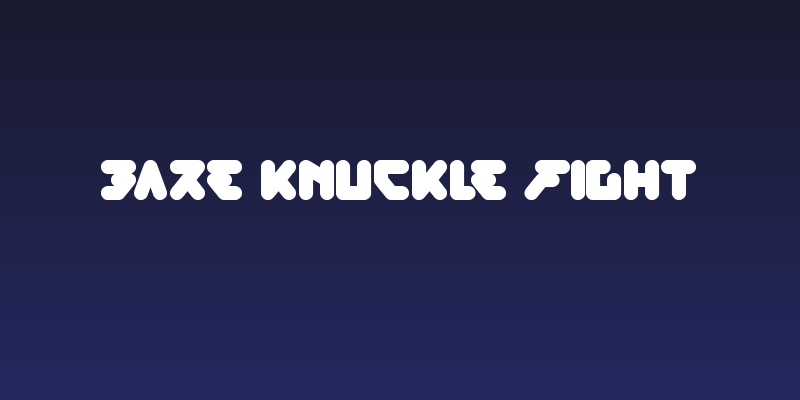 bare knuckle fight Social Header