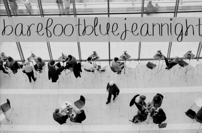 barefootbluejeannight Font examples