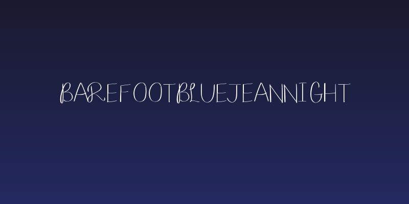 barefootbluejeannight Social Header