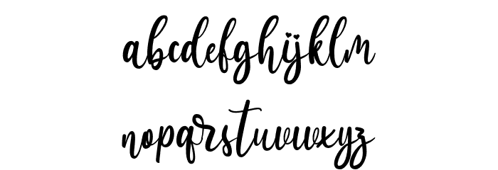 barely Font LOWERCASE