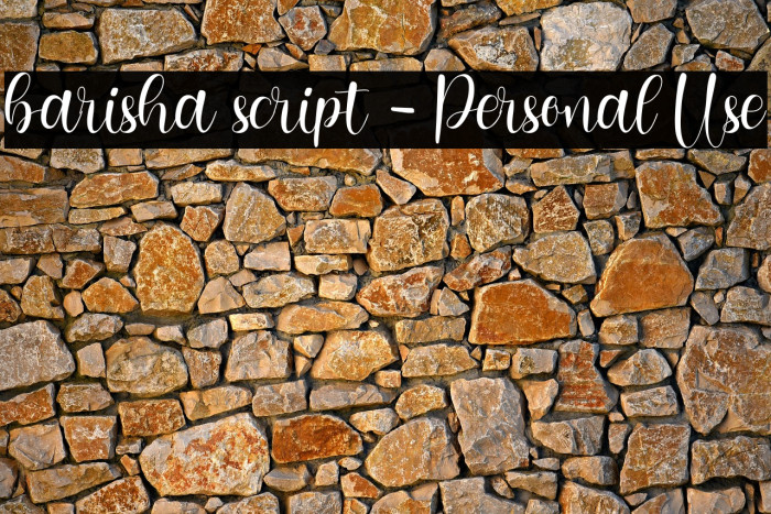 barisha script - Personal Use Example 2