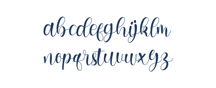 barisha script - Personal Use Lowercase