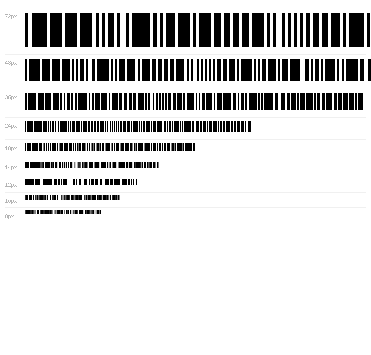 barkode Regular Waterfall