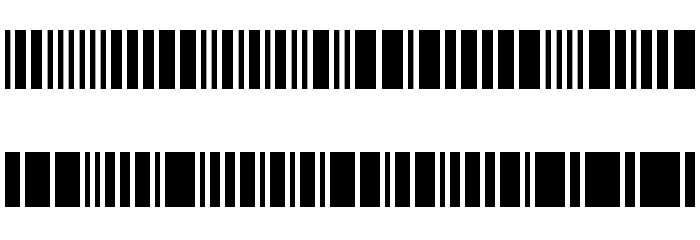 barkode Regular Font LOWERCASE