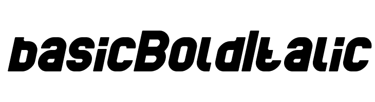 basic Bold Italic  免费字体下载