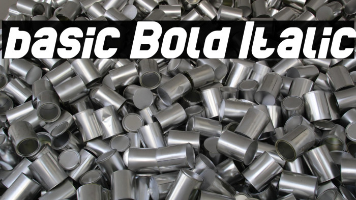 basic Bold Italic Example 3