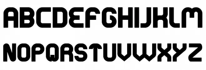 basic Bold Schriftart Groß