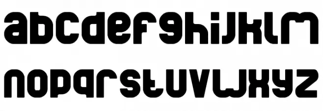 basic Bold Schriftart Kleinbuchstaben