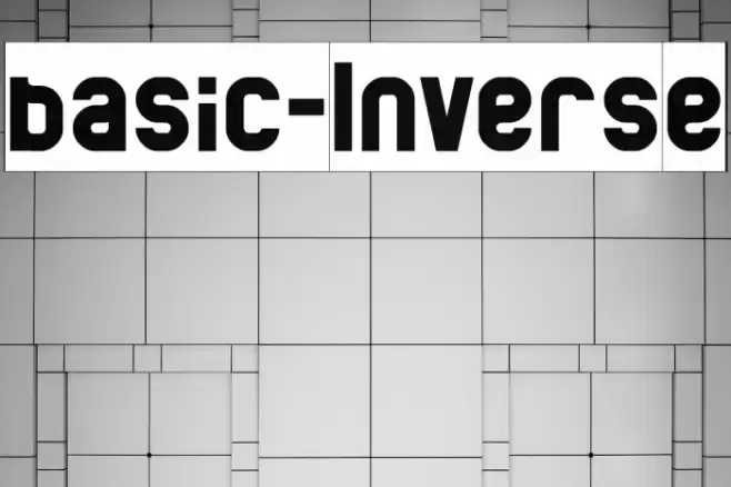 basic-Inverse Font examples
