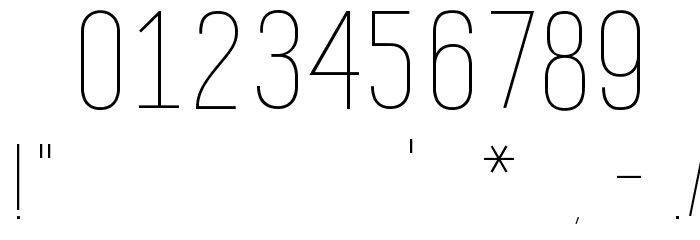 basic title font Font OTHER CHARS