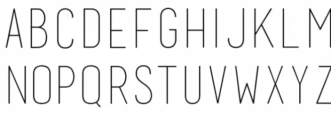 basic title font Font LOWERCASE