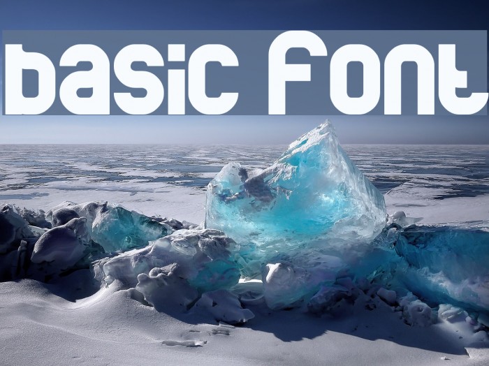 basic Font examples