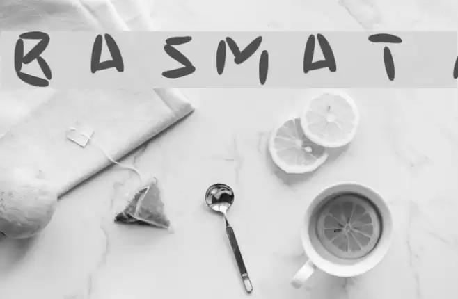 basmati Font examples