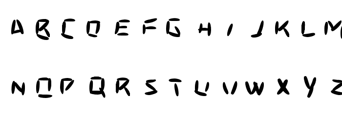 basmati Font LOWERCASE