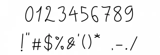 battilla Font OTHER CHARS