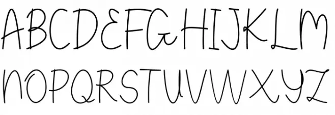 battilla Шрифта ВЕРХНИЙ