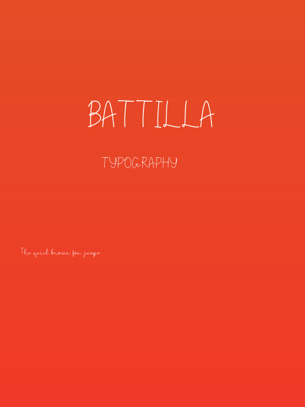 battilla Poster