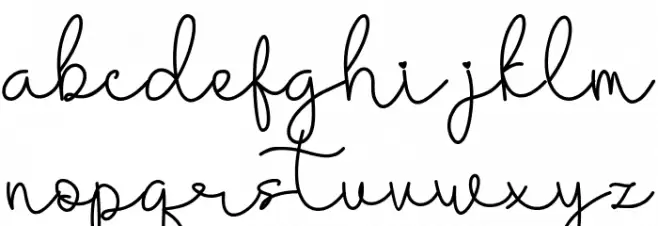 battilla Font LOWERCASE