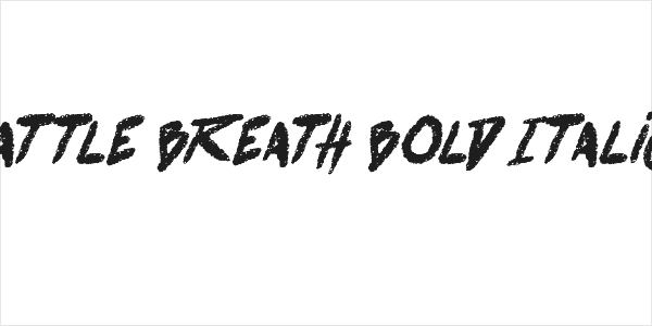 battle breath Bold Italic Logo