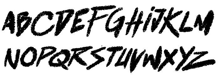 battle breath Bold Italic Font Litere mici