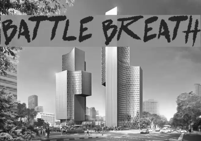 battle breath Font examples