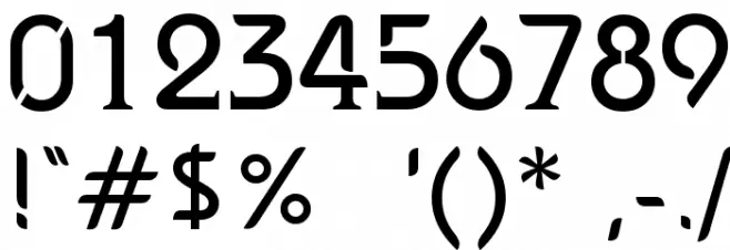 bauserif Font OTHER CHARS