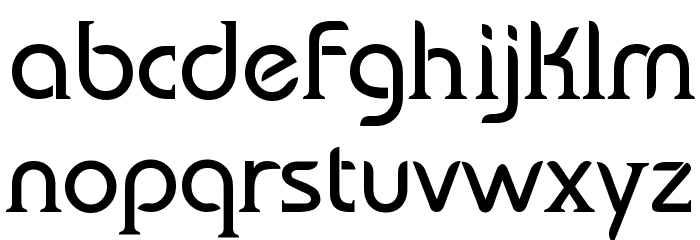 bauserif Font LOWERCASE