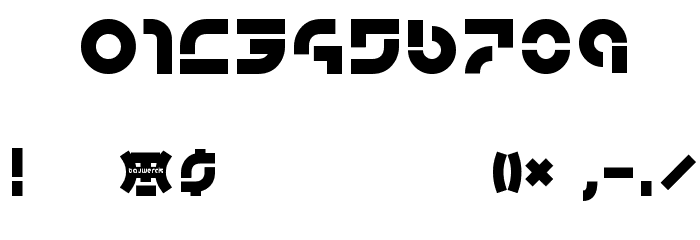 bauwerck Font OTHER CHARS