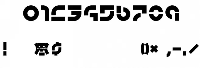 bauwerck フォント その他の文字